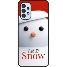 Coque Samsung Galaxy A13 5G - Silicone rigide noir Christmas 25 Xmas Snowman