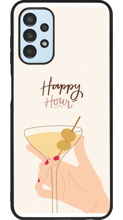 Samsung Galaxy A13 5G Case Hülle - Silikon schwarz Cocktail Happy Hour
