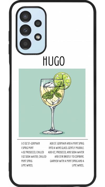 Samsung Galaxy A13 5G Case Hülle - Silikon schwarz Cocktail Rezept Hugo
