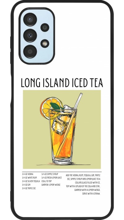 Samsung Galaxy A13 5G Case Hülle - Silikon schwarz Cocktail Rezept Long Island Ice Tea