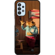 Samsung Galaxy A13 5G Case Hülle - Silikon schwarz Dancing frog DTMF