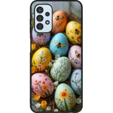 Coque Samsung Galaxy A13 5G - Silicone rigide noir Easter 2026 Eggs with bees