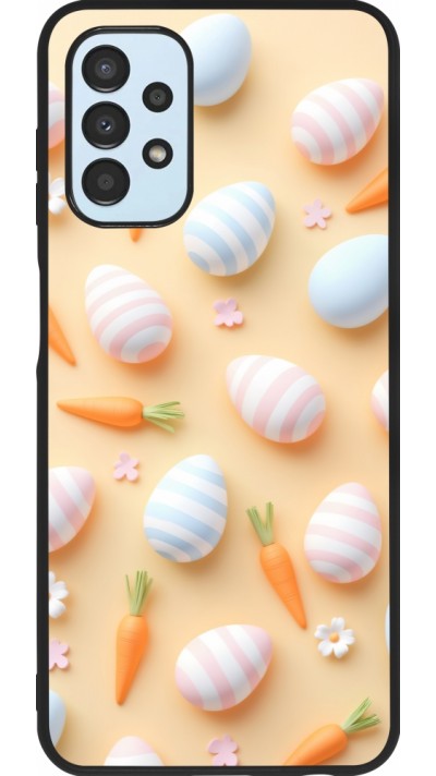 Coque Samsung Galaxy A13 5G - Silicone rigide noir Easter 2026 Pattern Easter