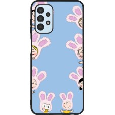 Coque Samsung Galaxy A13 5G - Silicone rigide noir Easter 2026 Snoopy