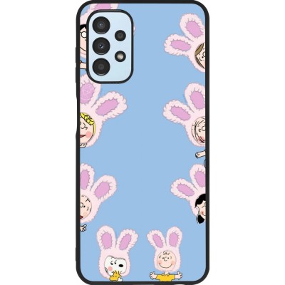 Coque Samsung Galaxy A13 5G - Silicone rigide noir Easter 2026 Snoopy
