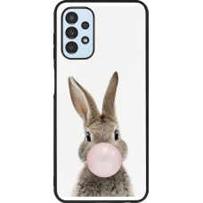 Coque Samsung Galaxy A13 5G - Silicone rigide noir Easter 2023 bubble gum bunny