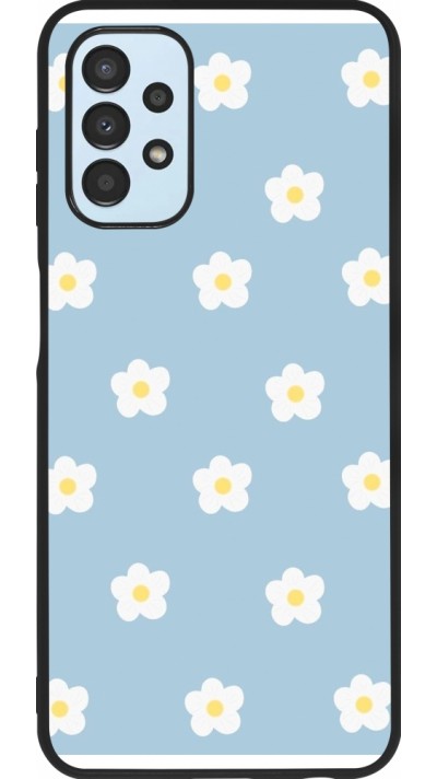 Samsung Galaxy A13 5G Case Hülle - Silikon schwarz Easter 2024 daisy flower