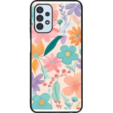 Samsung Galaxy A13 5G Case Hülle - Silikon schwarz Easter 2024 spring flowers
