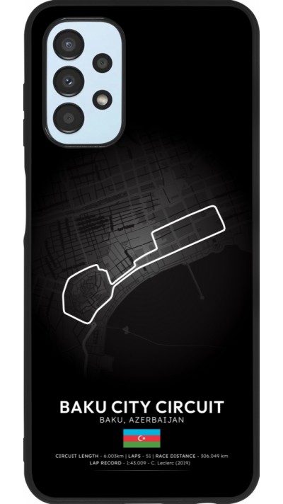 Coque Samsung Galaxy A13 5G - Silicone rigide noir F1 Track 2025 Azerbaijan