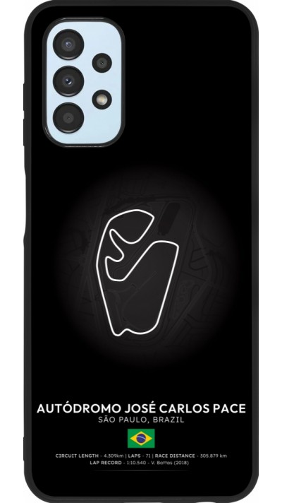 Coque Samsung Galaxy A13 5G - Silicone rigide noir F1 Track 2025 Brazil