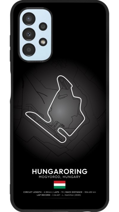 Coque Samsung Galaxy A13 5G - Silicone rigide noir F1 Track 2025 Hungary