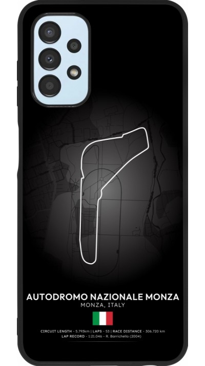 Coque Samsung Galaxy A13 5G - Silicone rigide noir F1 Track 2025 Italy
