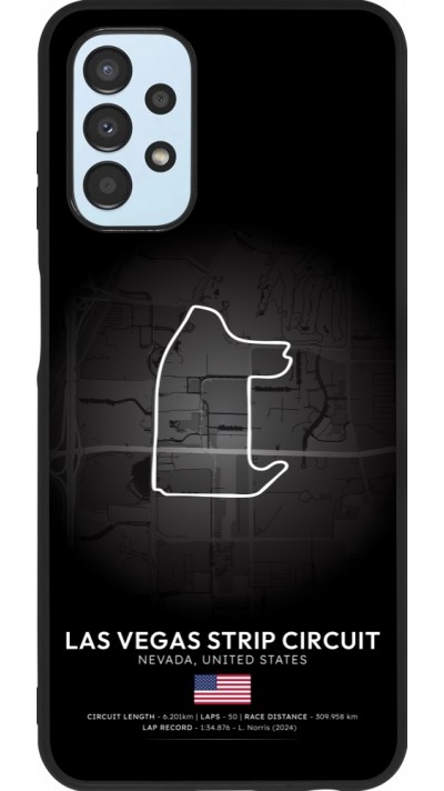 Coque Samsung Galaxy A13 5G - Silicone rigide noir F1 Track 2025 Las Vegas
