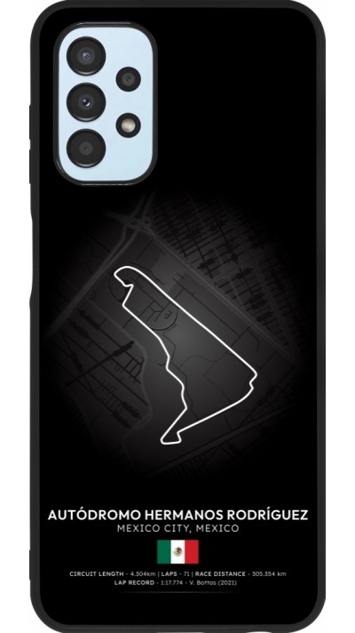 Coque Samsung Galaxy A13 5G - Silicone rigide noir F1 Track 2025 Mexico