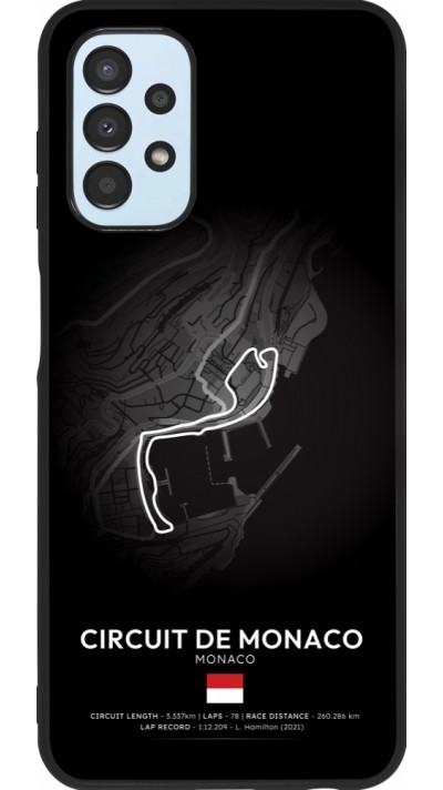 Coque Samsung Galaxy A13 5G - Silicone rigide noir F1 Track 2025 Monaco