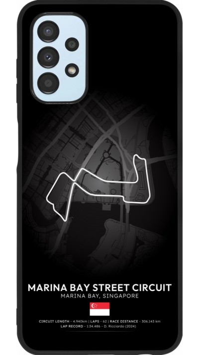 Coque Samsung Galaxy A13 5G - Silicone rigide noir F1 Track 2025 Singapore