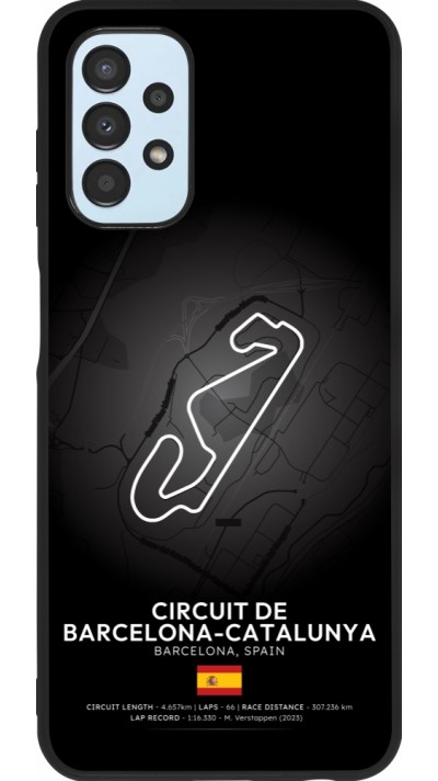 Coque Samsung Galaxy A13 5G - Silicone rigide noir F1 Track 2025 Spain