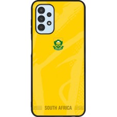 Coque Samsung Galaxy A13 5G - Silicone rigide noir Maillot de football Afrique du Sud 2026 personnalisable