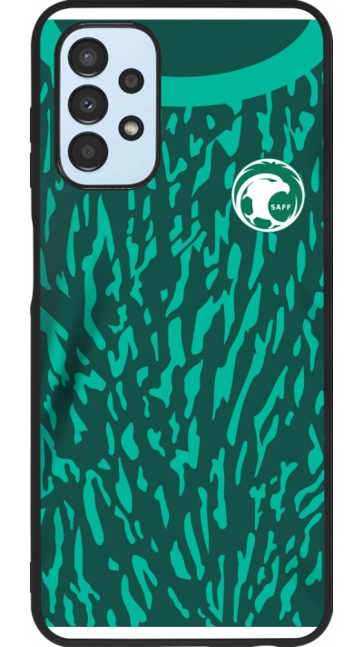 Samsung Galaxy A13 5G Case Hülle - Silikon schwarz Saudi-Arabien 2022 personalisierbares Fussballtrikot