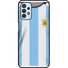 Samsung Galaxy A13 5G Case Hülle - Silikon schwarz Argentinien 2022 personalisierbares Fussballtrikot