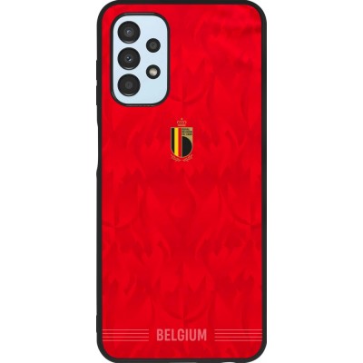 Samsung Galaxy A13 5G Case Hülle - Silikon schwarz Belgien 2026 personalisierbares Fussballtrikot
