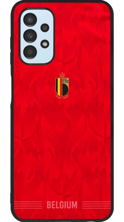 Samsung Galaxy A13 5G Case Hülle - Silikon schwarz Belgien 2026 personalisierbares Fussballtrikot
