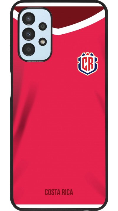 Samsung Galaxy A13 5G Case Hülle - Silikon schwarz Costa Rica 2022 personalisierbares Fussballtrikot