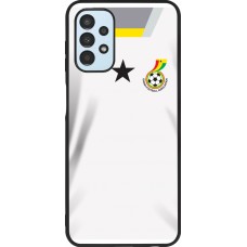 Coque Samsung Galaxy A13 5G - Silicone rigide noir Maillot de football Ghana 2022 personnalisable