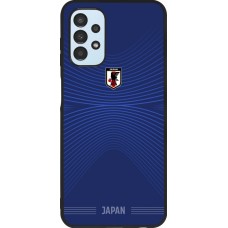 Coque Samsung Galaxy A13 5G - Silicone rigide noir Maillot de football Japon 2026 personnalisable
