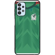 Samsung Galaxy A13 5G Case Hülle - Silikon schwarz Mexiko 2022 personalisierbares Fussballtrikot