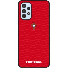 Samsung Galaxy A13 5G Case Hülle - Silikon schwarz Portugal 2026 personalisierbares Fussballtrikot