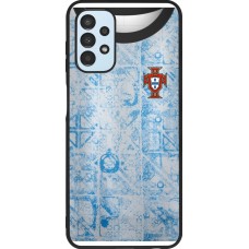 Samsung Galaxy A13 5G Case Hülle - Silikon schwarz Portugal Away personalisierbares Fussballtrikot