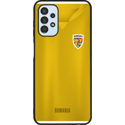 Samsung Galaxy A13 5G Case Hülle - Silikon schwarz Fussballtrikot Rumänien