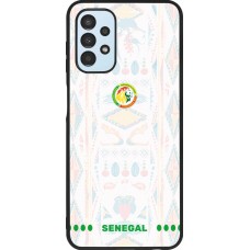 Coque Samsung Galaxy A13 5G - Silicone rigide noir Maillot de football Sénégal 2026 personnalisable