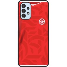 Samsung Galaxy A13 5G Case Hülle - Silikon schwarz Tunesien 2022 personalisierbares Fussballtrikot
