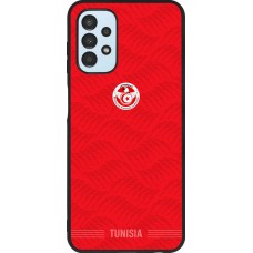 Coque Samsung Galaxy A13 5G - Silicone rigide noir Maillot de football Tunisie 2026 personnalisable
