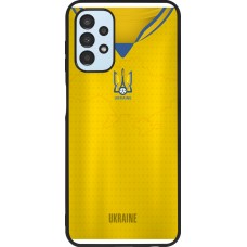 Coque Samsung Galaxy A13 5G - Silicone rigide noir Maillot de football Ukraine