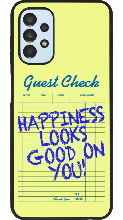 Coque Samsung Galaxy A13 5G - Silicone rigide noir Guest check 2026