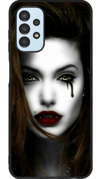 Samsung Galaxy A13 5G Case Hülle - Silikon schwarz Halloween 2023 gothic vampire