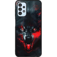 Samsung Galaxy A13 5G Case Hülle - Silikon schwarz Halloween 2024 mad werewolf