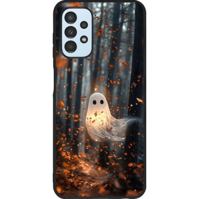 Samsung Galaxy A13 5G Case Hülle - Silikon schwarz Halloween 2025 Ghost in the forest
