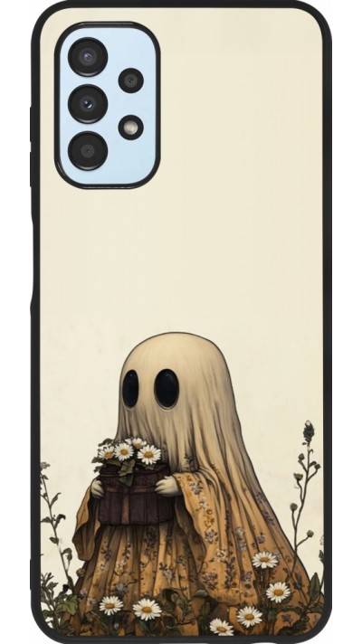 Coque Samsung Galaxy A13 5G - Silicone rigide noir Halloween 2025 Ghost gardener
