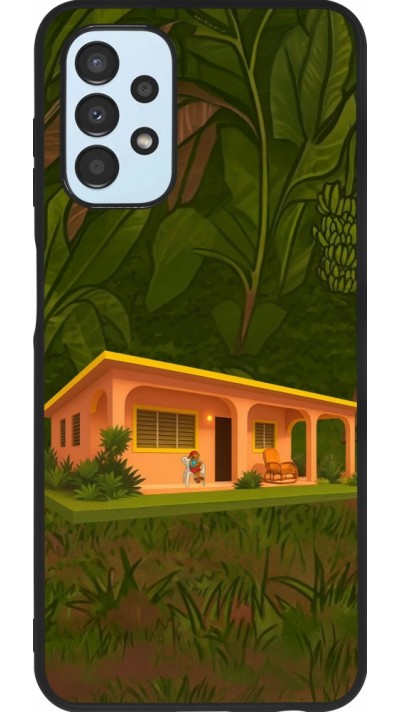 Samsung Galaxy A13 5G Case Hülle - Silikon schwarz Benitos house DTMF