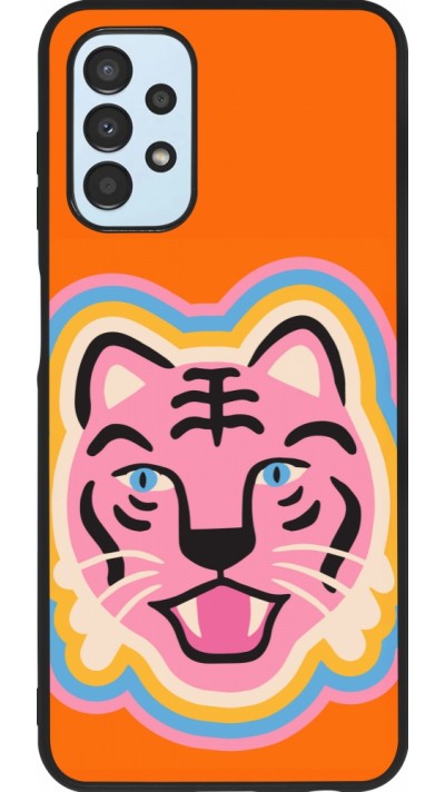 Coque Samsung Galaxy A13 5G - Silicone rigide noir Lion colors 2026