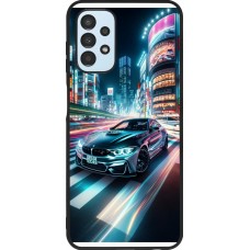 Samsung Galaxy A13 5G Case Hülle - Silikon schwarz BMW M4 Tokio Nacht