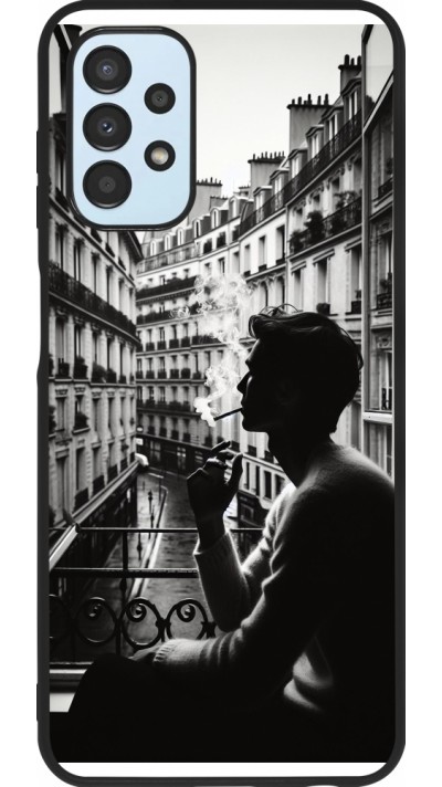 Samsung Galaxy A13 5G Case Hülle - Silikon schwarz Parisian Smoker