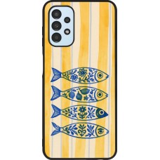 Coque Samsung Galaxy A13 5G - Silicone rigide noir Portuguese fish 2026