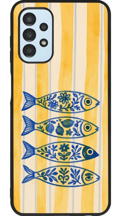 Coque Samsung Galaxy A13 5G - Silicone rigide noir Portuguese fish 2026