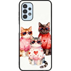 Samsung Galaxy A13 5G Case Hülle - Silikon schwarz Saint Valentines Day 26 Cat Love