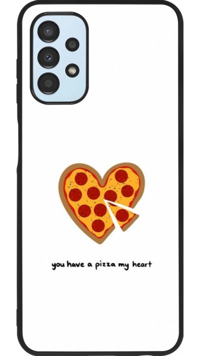 Samsung Galaxy A13 5G Case Hülle - Silikon schwarz Saint Valentines Day 26 You have my pizza heart